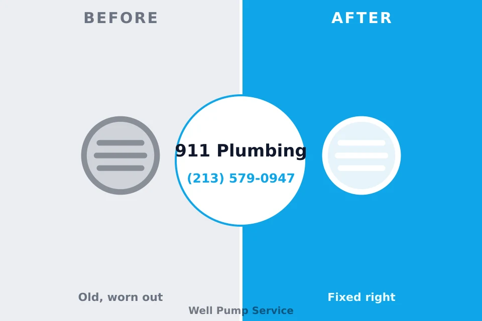 Before and after: plumbing repair Amador City, CA